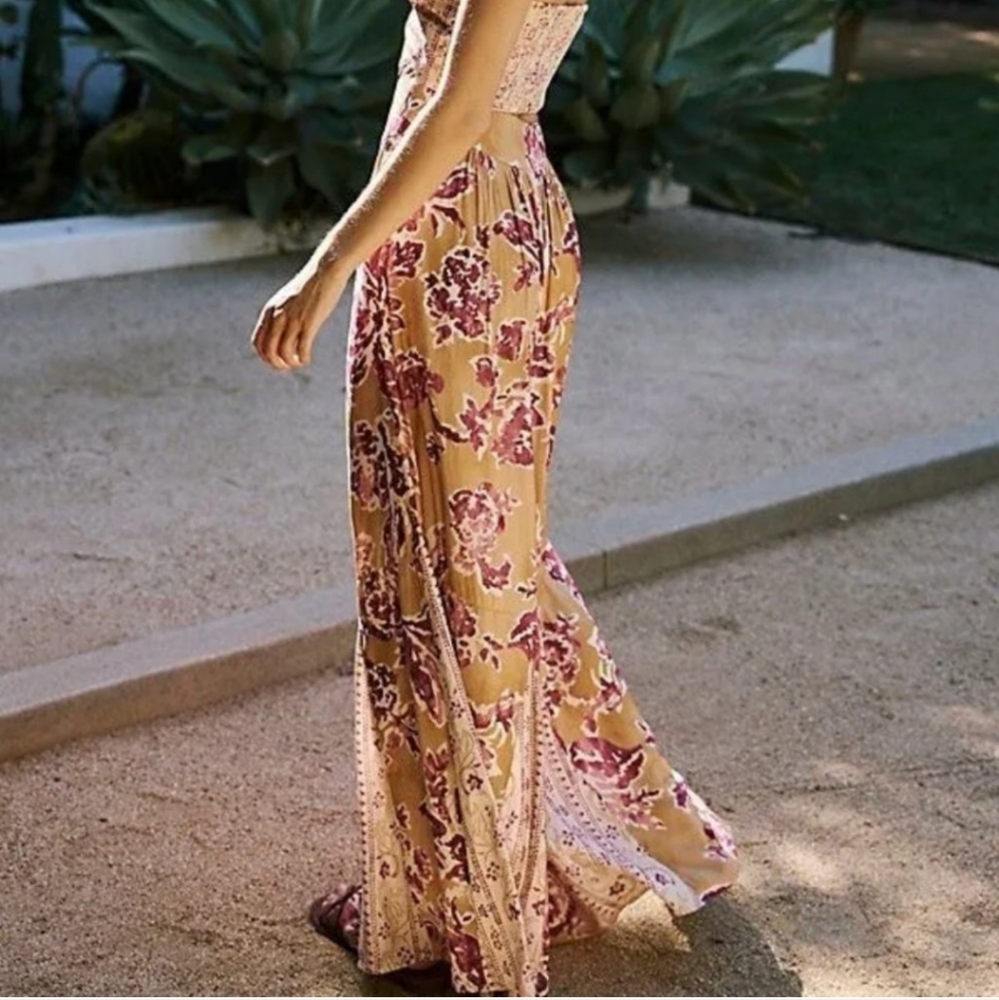 Free People Juliet Strapless Jumpsuit with Cutouts Size Small - Picture 3 of 5